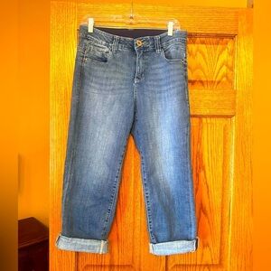 Jag Mid Rise Straight Crop jeans